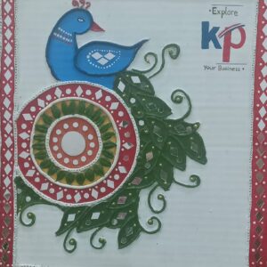 Handmade Peacock Art